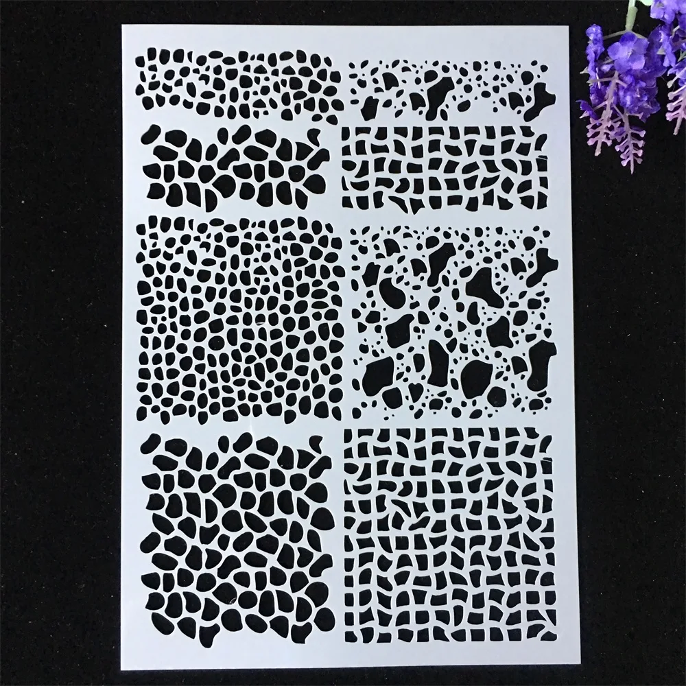 a4 leaves texture diy layering stencils painting scrapbook coloring embossing album decorative paper card template 1Pcs A4 29*21cm Lines Texture DIY Layering Stencils Painting Scrapbook Coloring Embossing Album Decorative Template