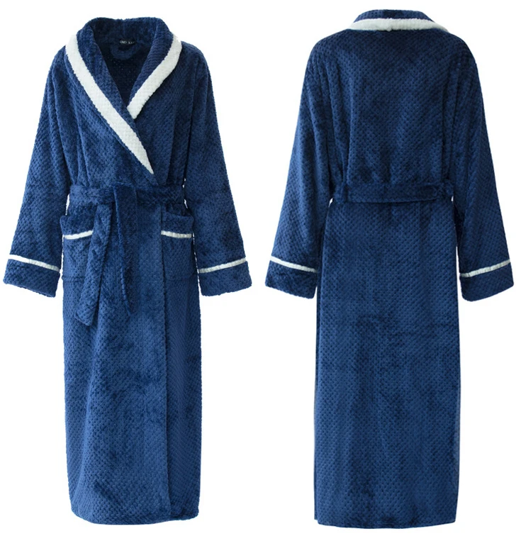Sexy Warm Bathrobe WomenMen Winter Robe Women'sMen's Bathrobe Dressing Home Gown Cotton Winter Robe For WomenMen 20