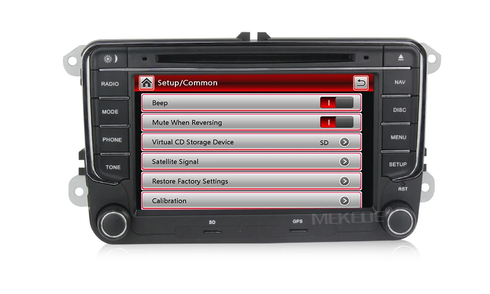 Sale Hot selling! original VW button Car stereo head unit navigation GPS DVD player for VW Skoda Octavia/Fabia/Rapid/Yeti/Superb/Seat 18