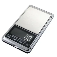 Мини цифровой ЖК Ювелирные весы, 1 кг максимальная емкость-1000X0,1 г