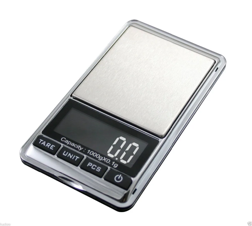 

Mini Digital LCD Jewelry Pocket GRAM Scale,1KG Max Capacity - 1000 X 0.1 G