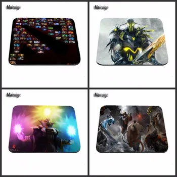 

New Arrivals Hot Selling aming Dota 2 Main Charactors Art Design Durable PC Anti-slip Mouse Mat for Optal/Trackball Mouse