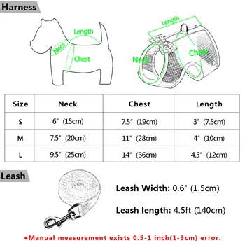 Bowknot Comfy Escape Proof Harness and Leash Set 1