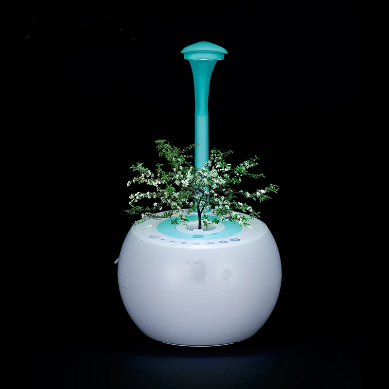 Creative Table Lamp Intelligent flower Hydroponics system without Earth Automatic Watering Plant Growing Nursery Pot