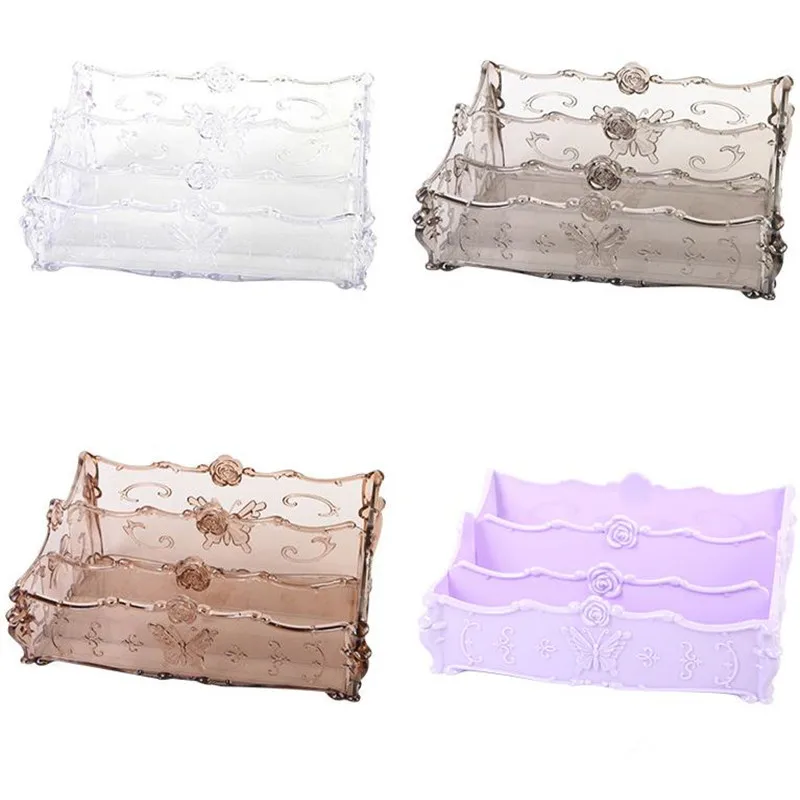 

Hoomall Desktop Table Skin Care Lipstick Display Holder Racks Cosmetic Storage Box Makeup Organizer Jewelry Box CaseBathroom