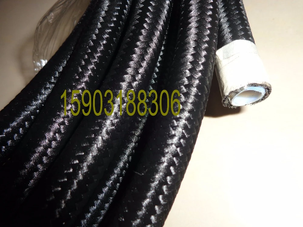 AEROQUIP PTFE Teflon Stainless Steel Braided Hose Line AN4 4AN FC807-4 oil fuel