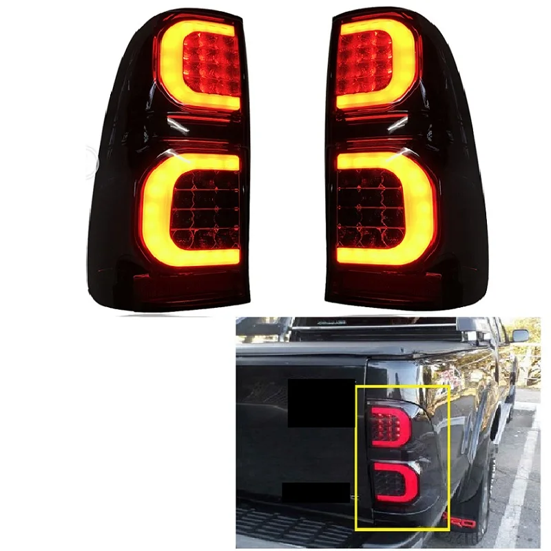 LED REAR LIGHT TAIL font b LAMP b font FIT FOT HILUX VIGO 2012 2014 CAR