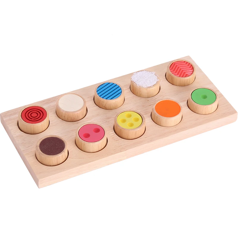 Montessori Infant Sensorial Material Montessori Touching Board Preschool Educational Learning Toys For Children MJ0364H Montessori Infant Sensorial Material Montessori Touching Board Preschool Educational Learning Toys For Children MJ0364H