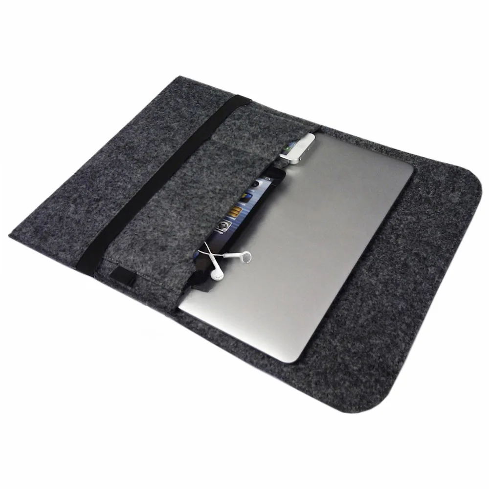 Модная прочная сумка Eagwell Мягкая шерстяная фетровая подкладка чехол для Apple Macbook