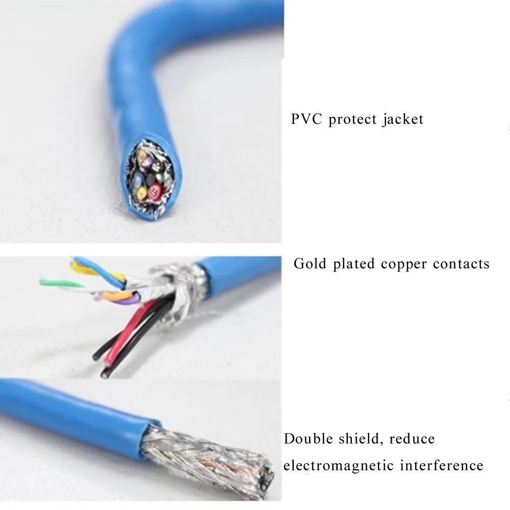 0 5 м 1 3 USB A to B кабель для передачи данных принтера сканер Супер скорость конвертер