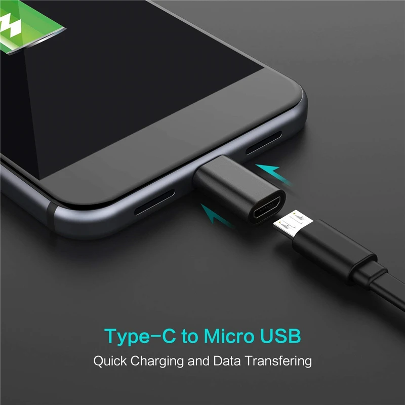Адаптер 2 в 1 с Type C на USB + разъемы типа Micro для Samsung Galaxy S8 S9 Plus Note 8 Huawei P20 Lite Pro Otg