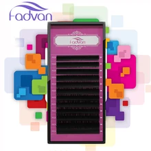 3 лотка/лот шелковые ресницы для наращивания объемные ресницы для увеличения Лучшие натуральные постоянные ресницы от FADVAN