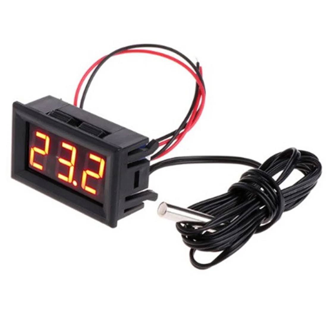 

High quality -50 ~ 110 degree DC 5-12V Digital LED Thermometer Car Temperature Monitor Panel Meter Temperature Controller