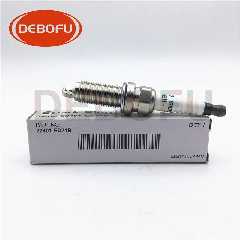 6pcs/lot 22401-ED71B High Quality FXE20HE11 3436 Dual Iridium Spark plugs For Nissan Sylphy Tiida Versa 1.6 22401ED71B