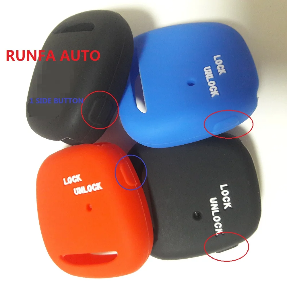 Silicone Remote Key Cover For Toyota Harrier Previa Celica Carina Estima Black