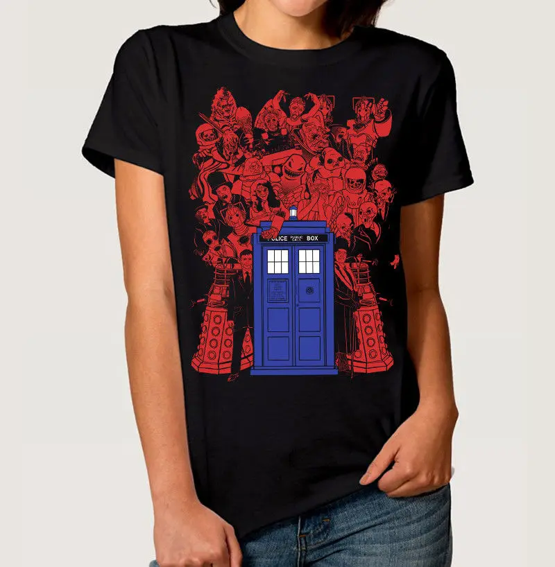 Футболка Doctor Who Tardis, женская футболка всех размеров с коротким рукавом Camiseta Feminina,, женская футболка, милые топы футболки