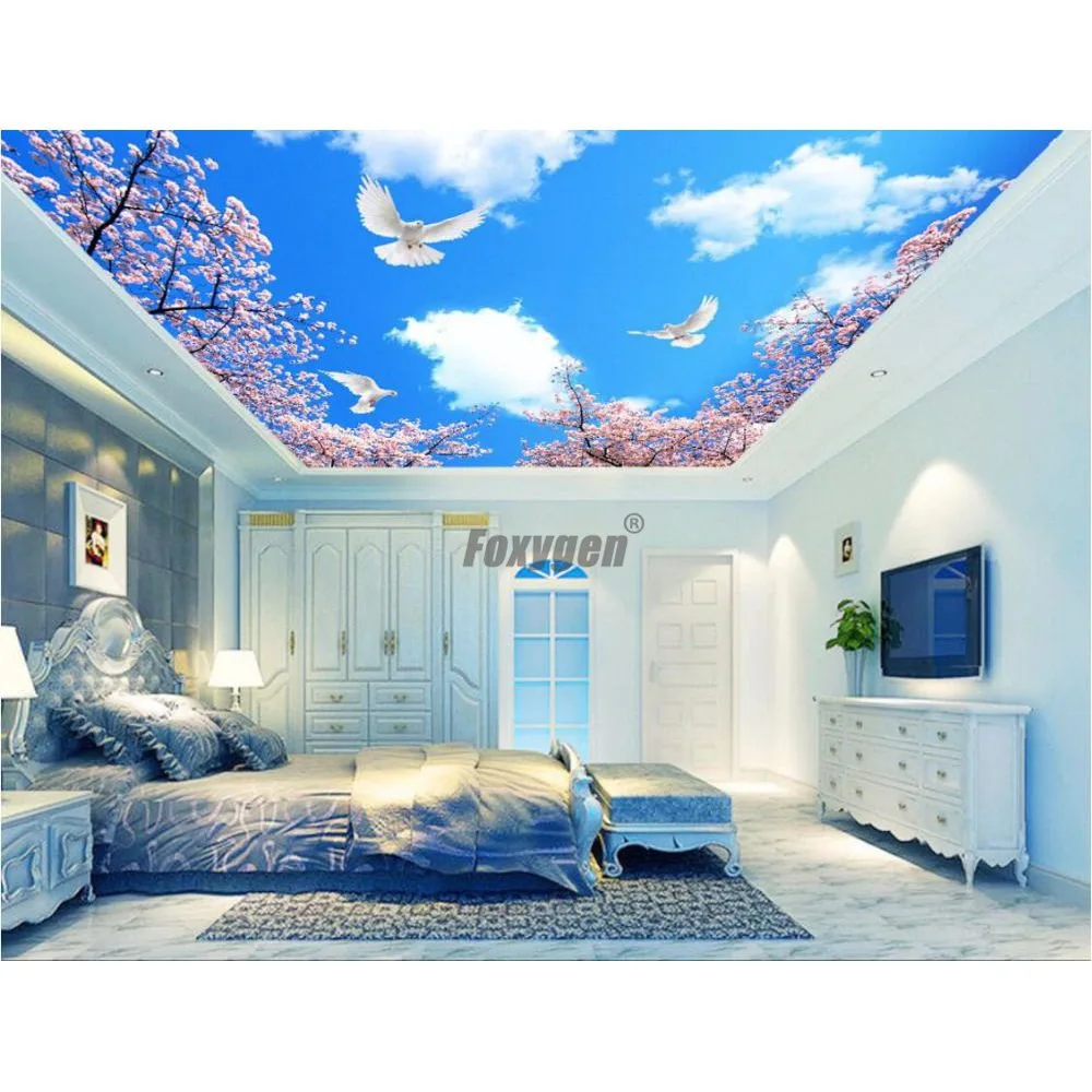 Us 14 0 Decorative Stretch Ceiling Film Pvc Stretch Ceiling False Ceiling Material Ceiling Price From China In Wallpapers From Home Improvement On