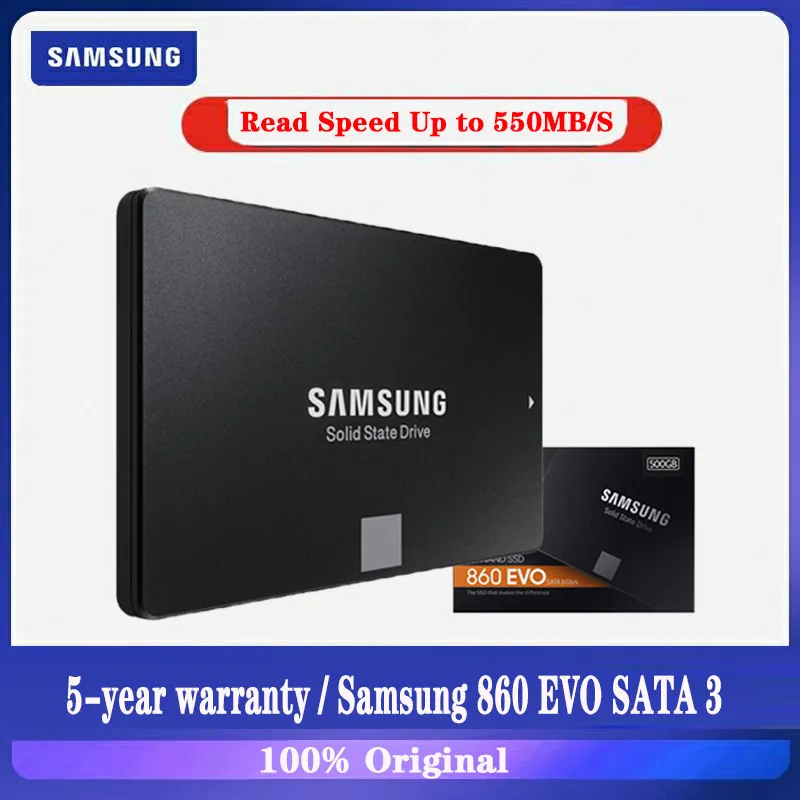 SAMSUNG Internal SSD 860 EVO 250GB Solid State Disk HDD Hard Drive SATA