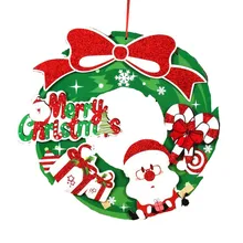 Автомобиль орнамент Романтический строка висит очарование вечерние украшения елочные украшения венок Прямая May28