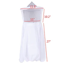 Пчеловодство костюм куртка Pull за халат с сетчатой маской для пчелиного хранителя P7Ding