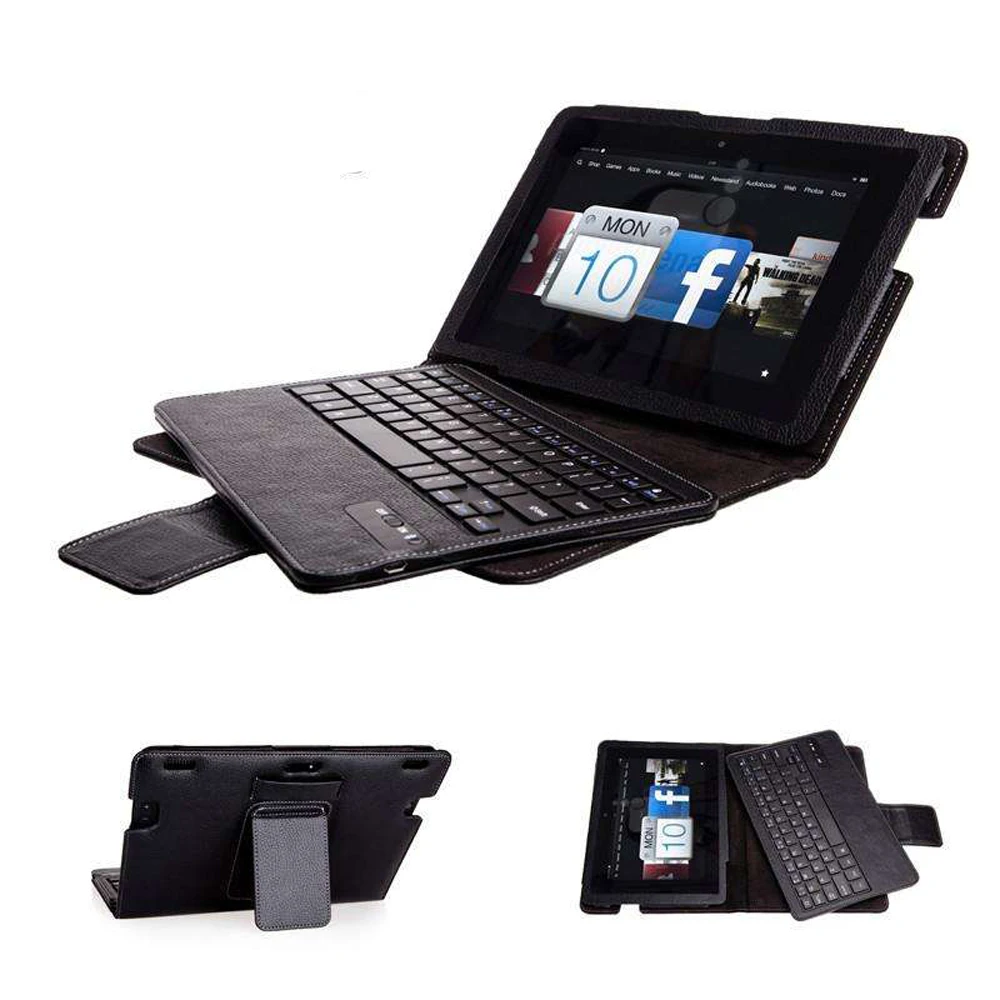 Роскошный Съемный кожаный чехол книжка для Amazon Kindle Fire HDX 8 9 2013 дюймов с