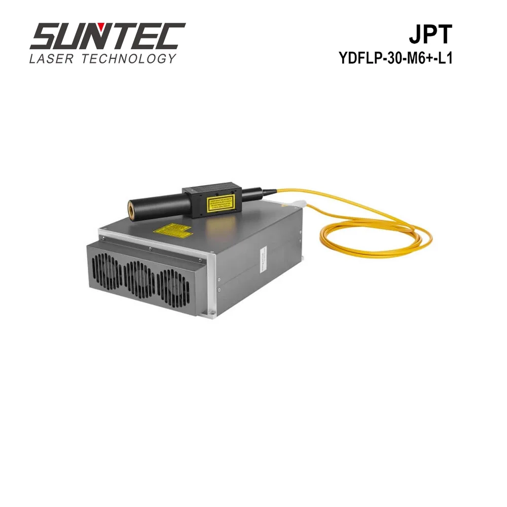 Suntec волоконный лазерный источник 30 Вт JPT Mopa волоконный лазерный генератор Mopa лазерный источник для волоконно-лазерной маркировочной машины YDFLP-30-M6+-L1
