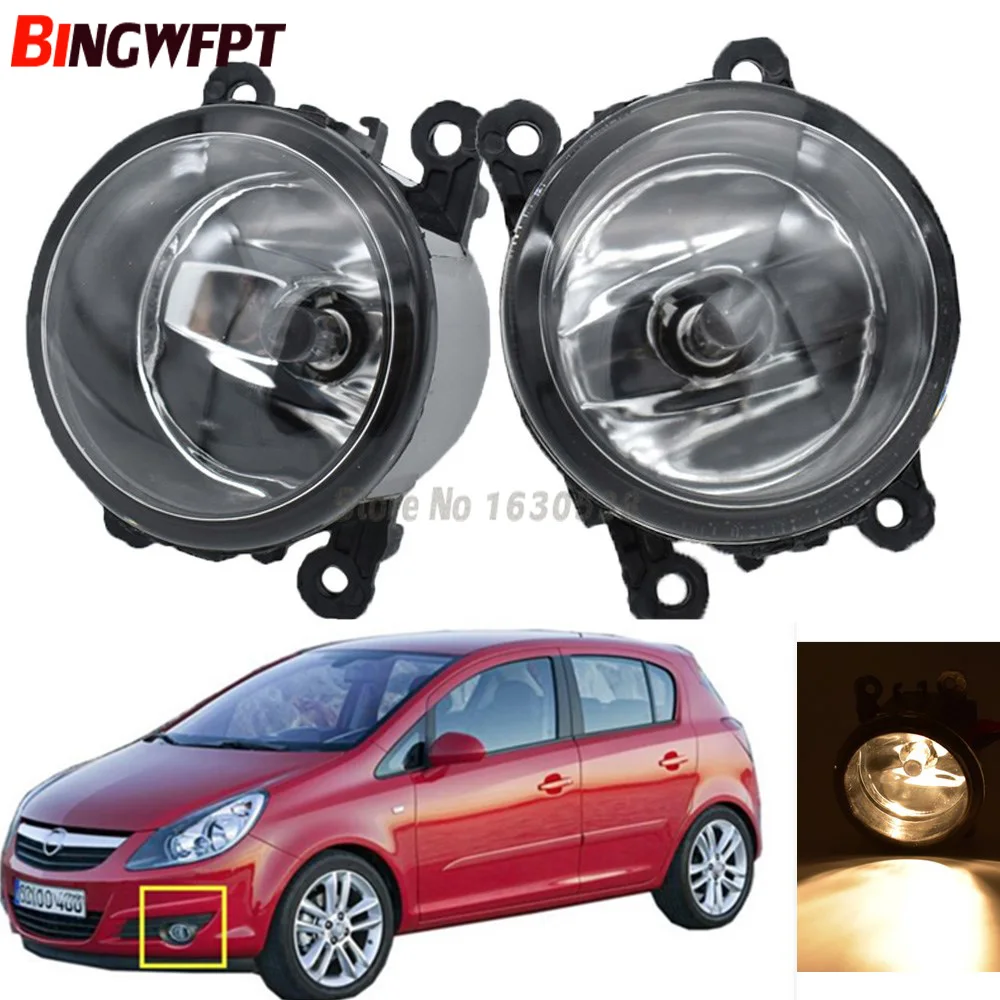 

2PCS Car light sources Halogen Fog Lamps Car styling Fog Lights 1SET For OPEL CORSA D Hatchback 2006-2011