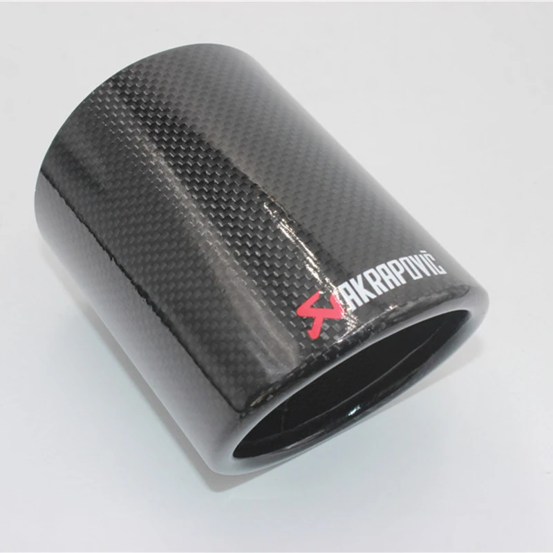

1pc Exhaust pipe Glossy Cover Car Universal Exhaust Muffler Pipe Tip Cover