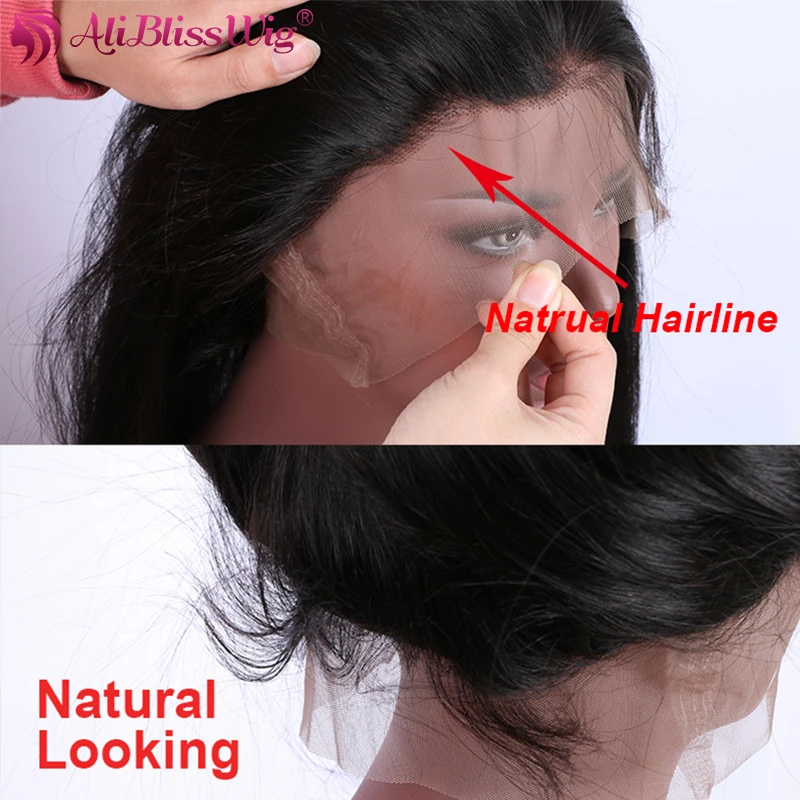 Natural & Soft Cheap Lace Wigs For Black Women Baby Hair 360 Around Best Straight Human Hair Ponytail 360 Lace Wig Full Lace Wig (3)