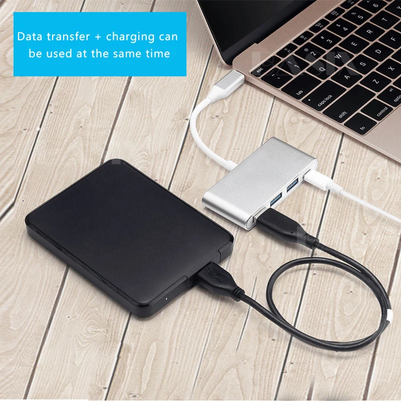 Basix USB C концентратор типа C к HDMI VGA USB3.0 PD адаптер Thunderbolt 3 док-станция для MacBook samsung Galaxy S8 USB C адаптер