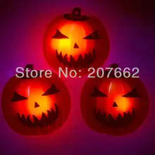 100 шт./партия, 3 шт., светодиодный фонарик, брошь, светодиодный, мигающий нагрудная заколка, светодиодный сверкающий значок для украшения Хэллоуина