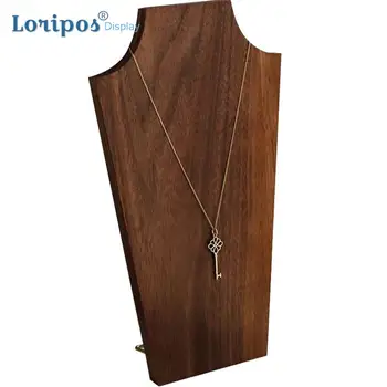 

Black Walnut Wood Jewelry Storage Rack Necklace Display Bracket Ear Nail Holder Pallet Earring Display Frame Ring Display Rack