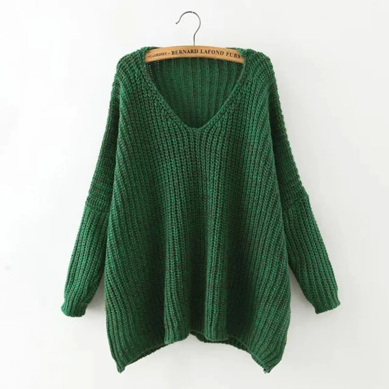 Billige 2019 herbst Neue frauen Pullover Fledermaus Ärmel Große Lose Hemd Bodenbildung Pullover Weibliche Pullover Tops TC73401020035