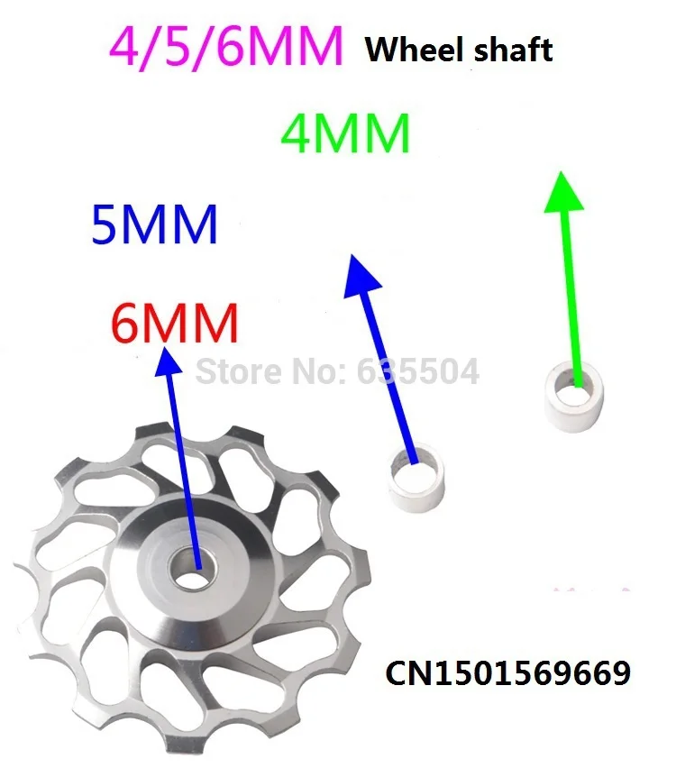Цена Jockey колесо для заднего переключателя Шкив 11T 13T 4 цвета, 7005 CNC сплав задний переключатель направляющий шкив подшипник