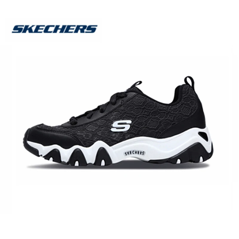 Skechers 2019 Schoenen Vrouw D'lites Patroon Casual Schoenen Vrouw Ademend Platform Dames Merk 66666111-BLK - AliExpress