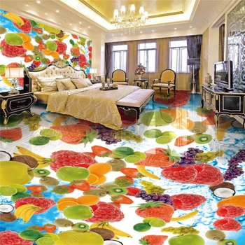 

beibehang papel de parede flooring Fashion Personality Wallpaper HD Fruit Strawberry Cool Summer wall papers home decor tapety