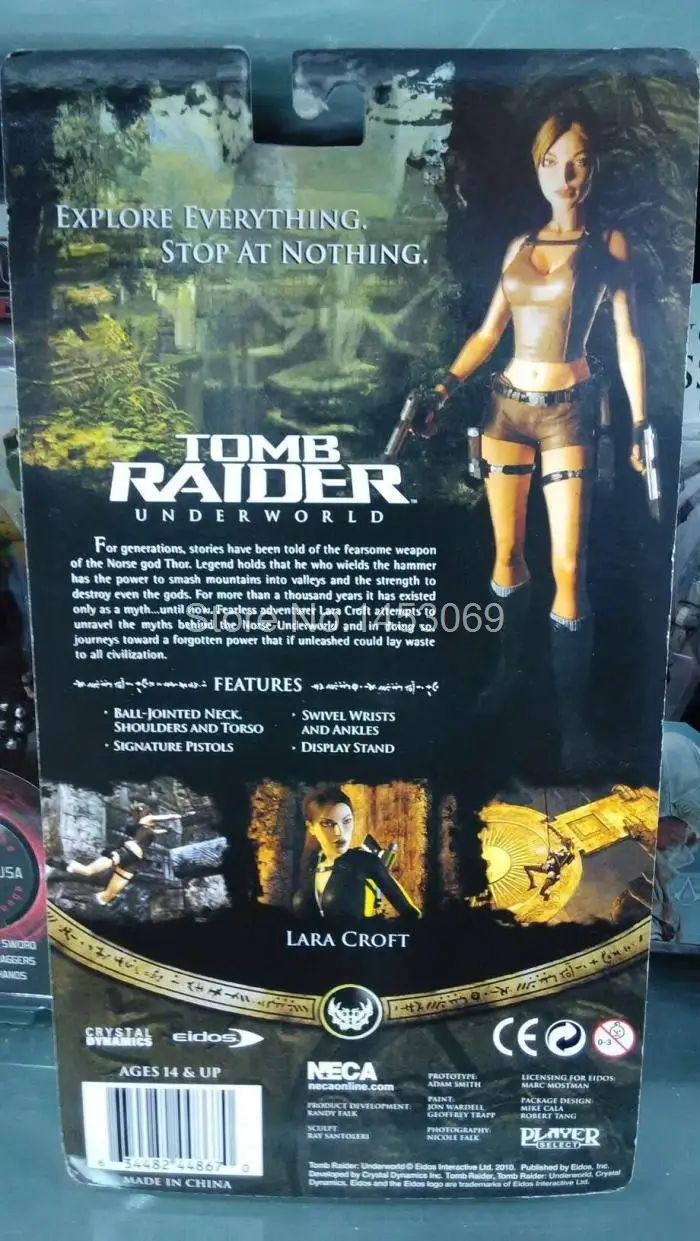 NECA Tomb Raider Underworld Lara Croft ПВХ фигурка " 18 см Новинка в коробке MVFG118