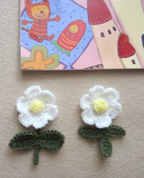 Free shipping DIY wool hand-crocheted lace garment accessories corsage patch of sunflowers 20pieces | Дом и сад