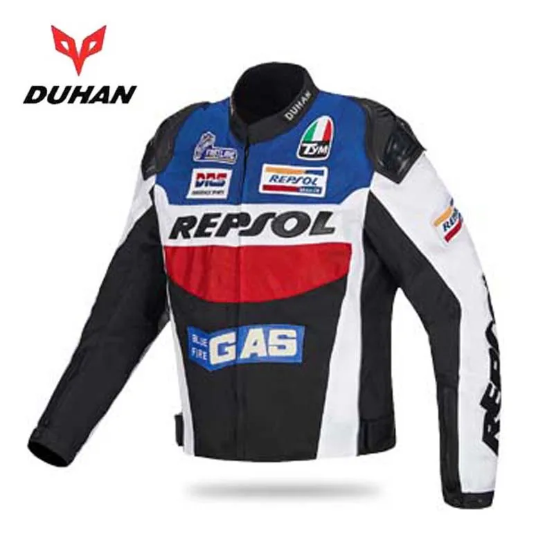Осенне-зимняя куртка DUHAN REPSOL для езды на мотоцикле, мужские куртки для езды на мотоцикле, индивидуальная спортивная одежда 600D oxford