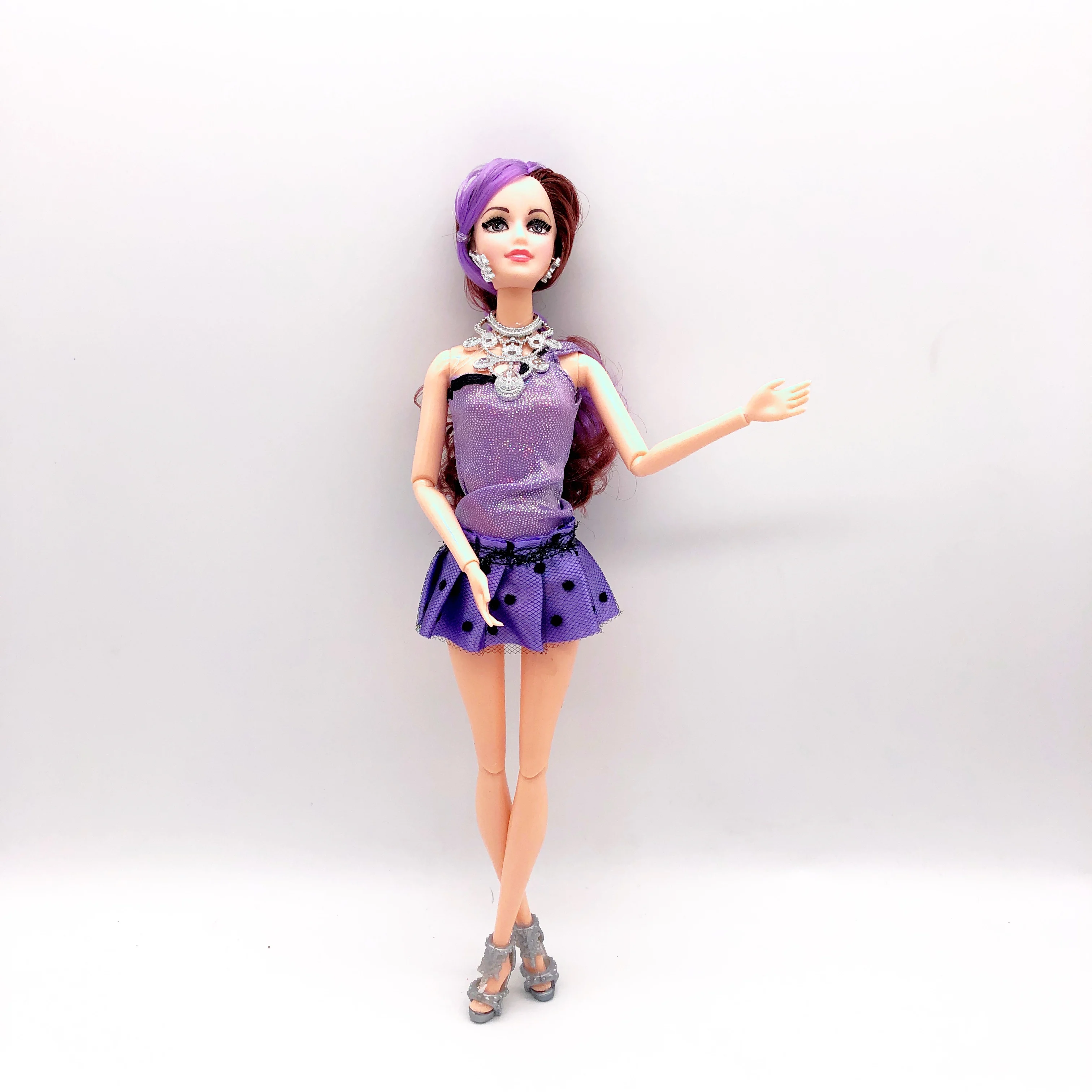 Мода Барби принцесса кукла смешанный костюм 11," кукла с одеждой воздушный шар эмаль пластик Детские аксессуары Игрушка