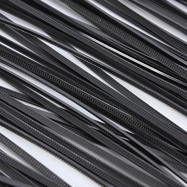 100pcs Black Self Locking Cable Tie High Quality Nylon Fasten Zip Wire Wrap Strap 3x200mm
