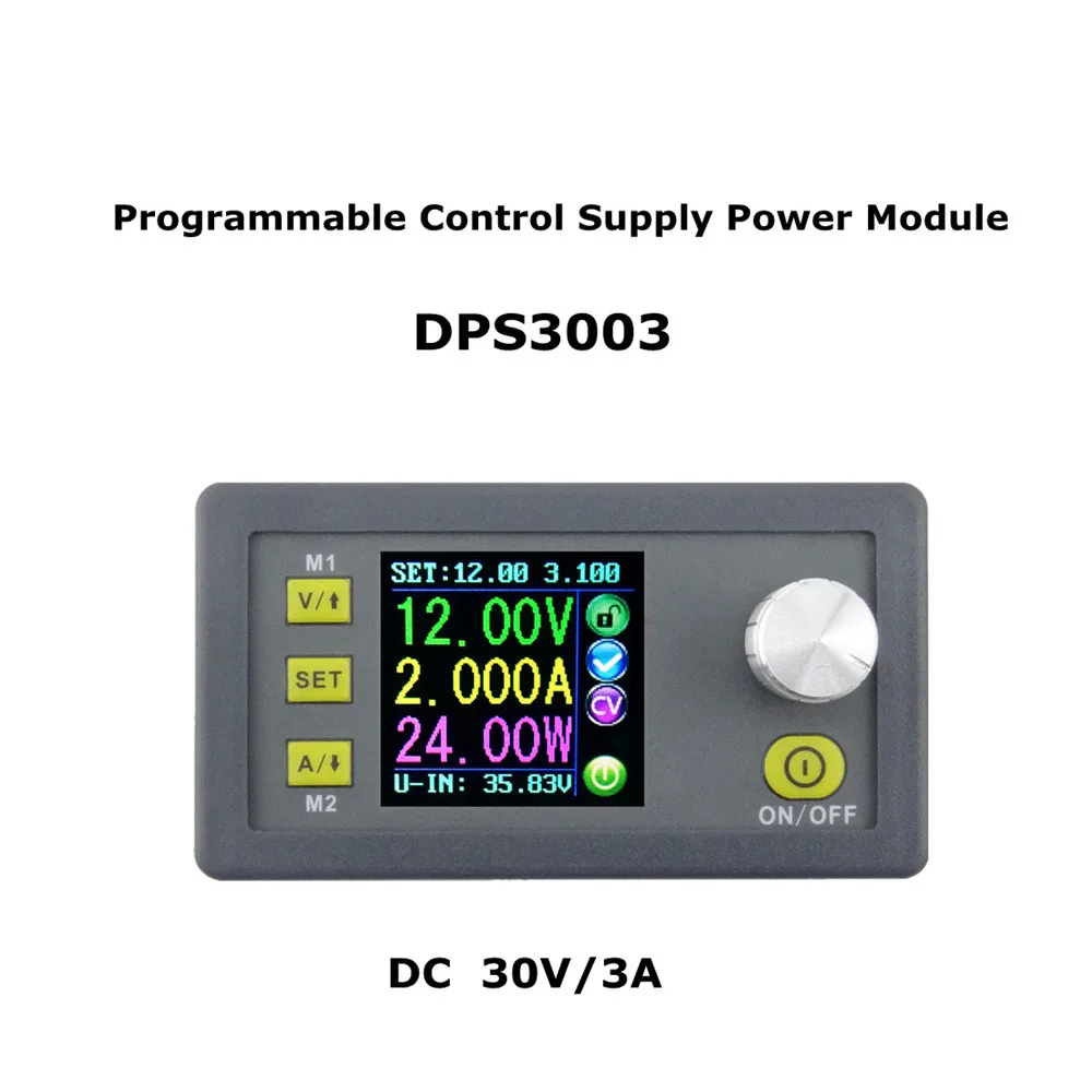 5 шт. DPS3003 Постоянное Напряжение Ток понижающий Программируемый Модуль питания понижающий преобразователь напряжения вольтметр скидка 20