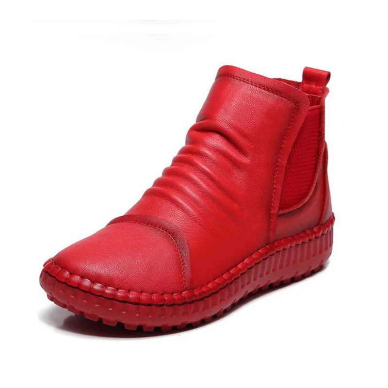 1 2 Cuero Mujer Botines 3 Hecho Otoño Calzado A Mano Femenino Primavera Auténtico K48 Zapatos Plataforma Mujeres Botas aZqWnxgqp
