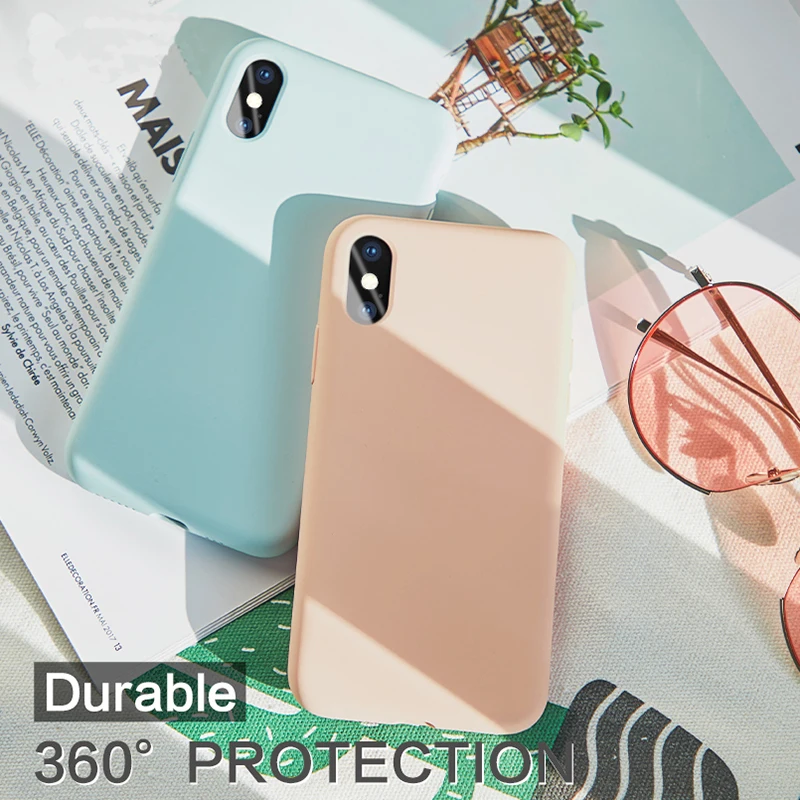 Мягкий ТПУ чехол для iPhone XR XS X Max 7 мягкий силиконовый Apple 6 6s Plus 8|Бамперы| |