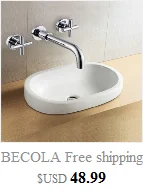 BECOLA ABS пластик хром Ванная комната смеситель для душа 12 дюймов прямоугольные насадки для душа