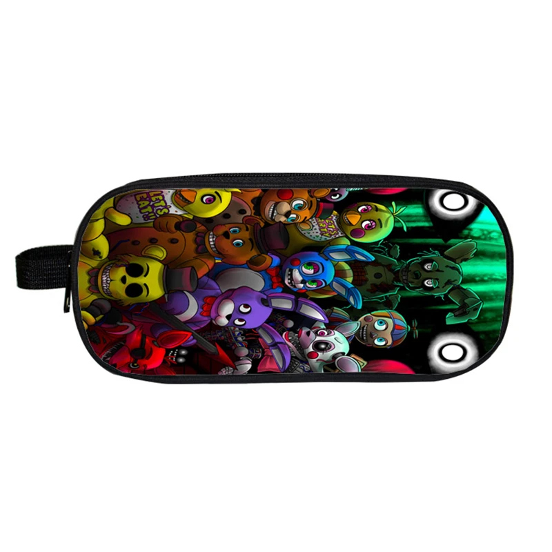 Five Nights at Freddy Cosmetic Cases Fnaf Stationery Organizer Storage Bag Case Five Nights at Freddys Pencil Holder Bags Five Nights at Freddy Cosmetic Cases Fnaf Stationery Organizer Storage Bag Case Five Nights at Freddys Pencil Holder Bags