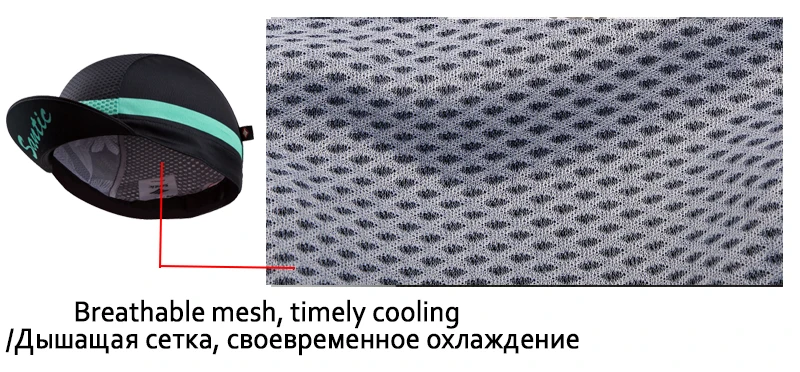 2018 Santic Summer Spring Cycling Cap Men Sports Bike Bandana Gorra Ciclismo Hat Women Man Head Bicycle Cap UV Sun Protection