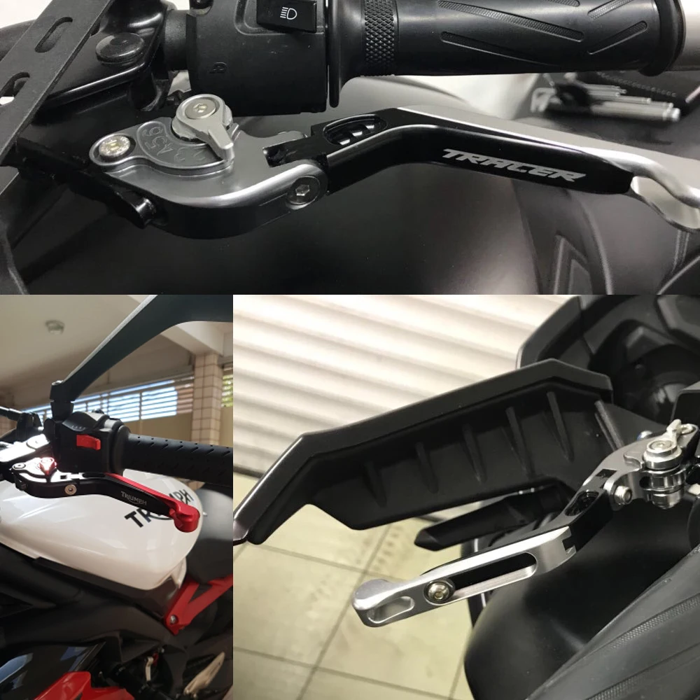 С логотипом для Yamaha XSR 900 XSR900 ABS 2016 2018 красный и титановый Регулируемый складной