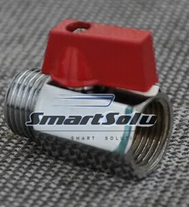 5 шт./лот 3/" мини латунный шаровой клапан, Женский* мужской шаровой клапан с резьбой