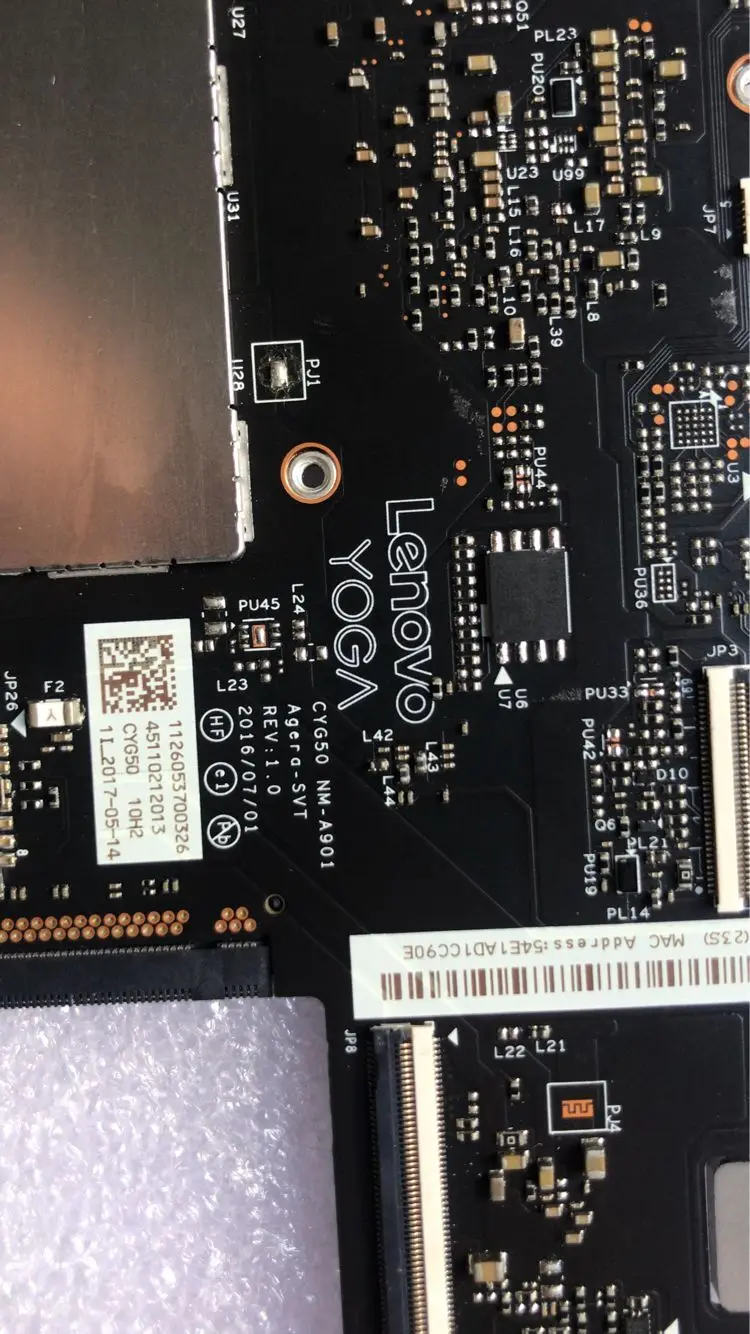 Super Deal Cyg50 Nm 01 For Lenovo Yoga 910 13ikb Yoga 910 Laptop Motherboard I7 7500u Cpu 8gb Ram 100 Test Work Free Mail December